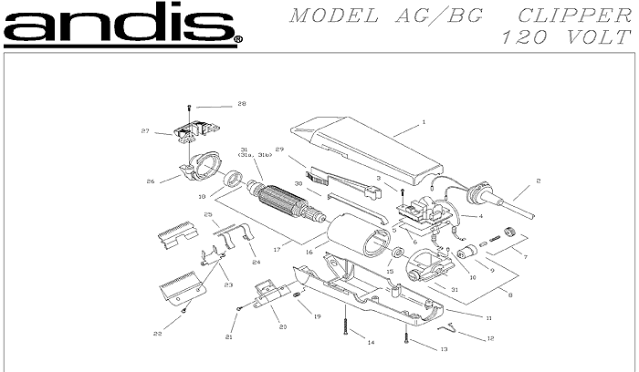 andis ag animal clipper