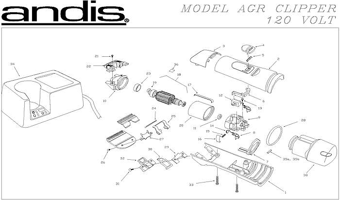 andis agr animal clipper