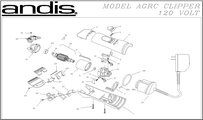 andis agrc animal clipper
