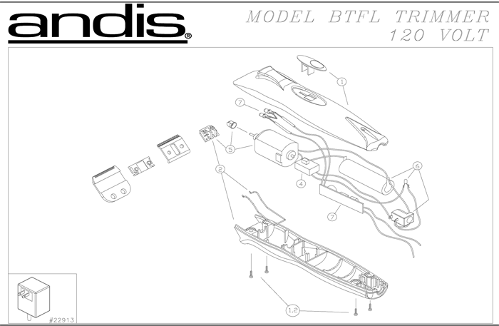 andis btfl trimmer